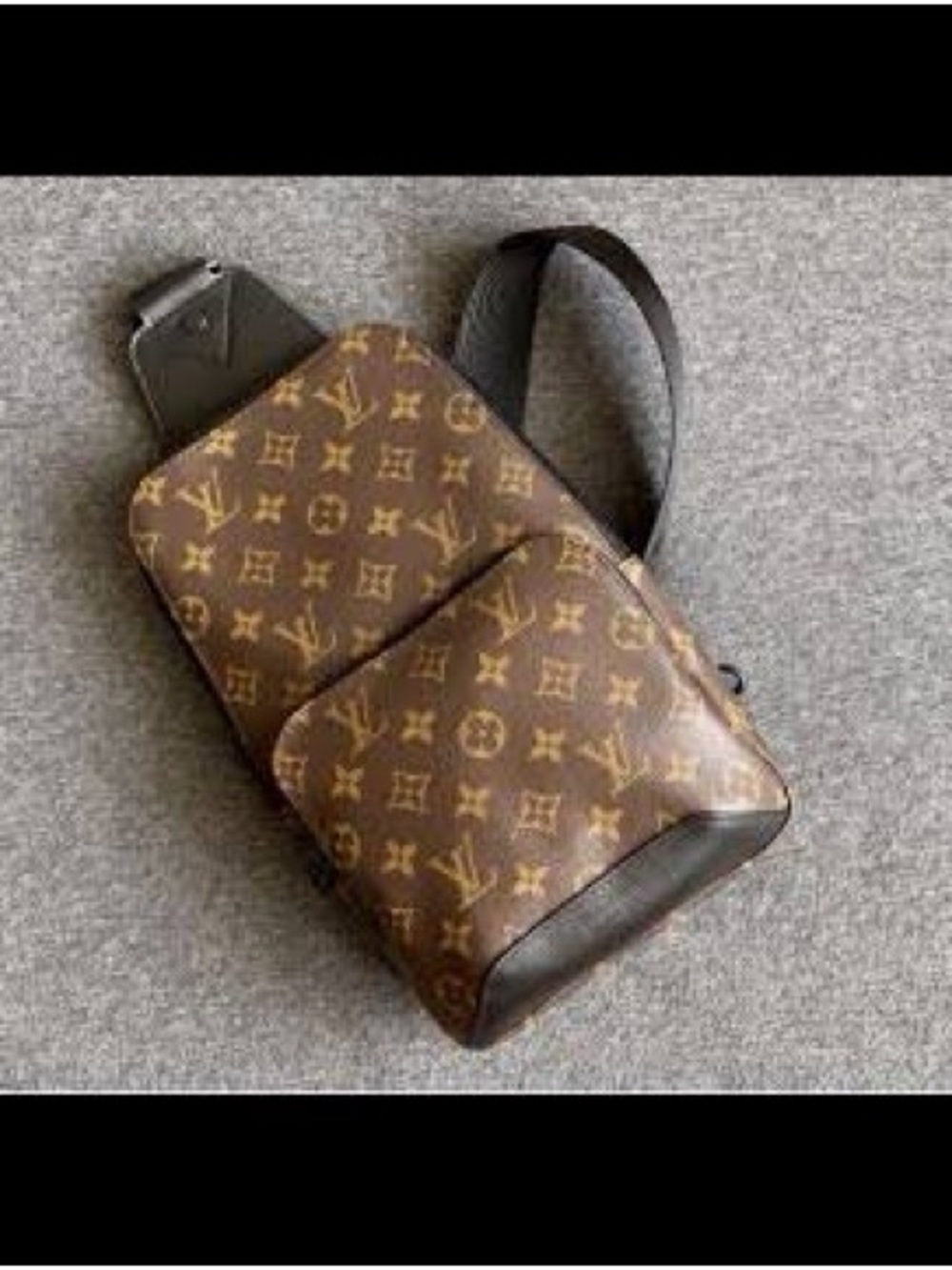 Authentic Louis Vuitton Monogram Macassar Avenue Brown Crossbody Belt Bag